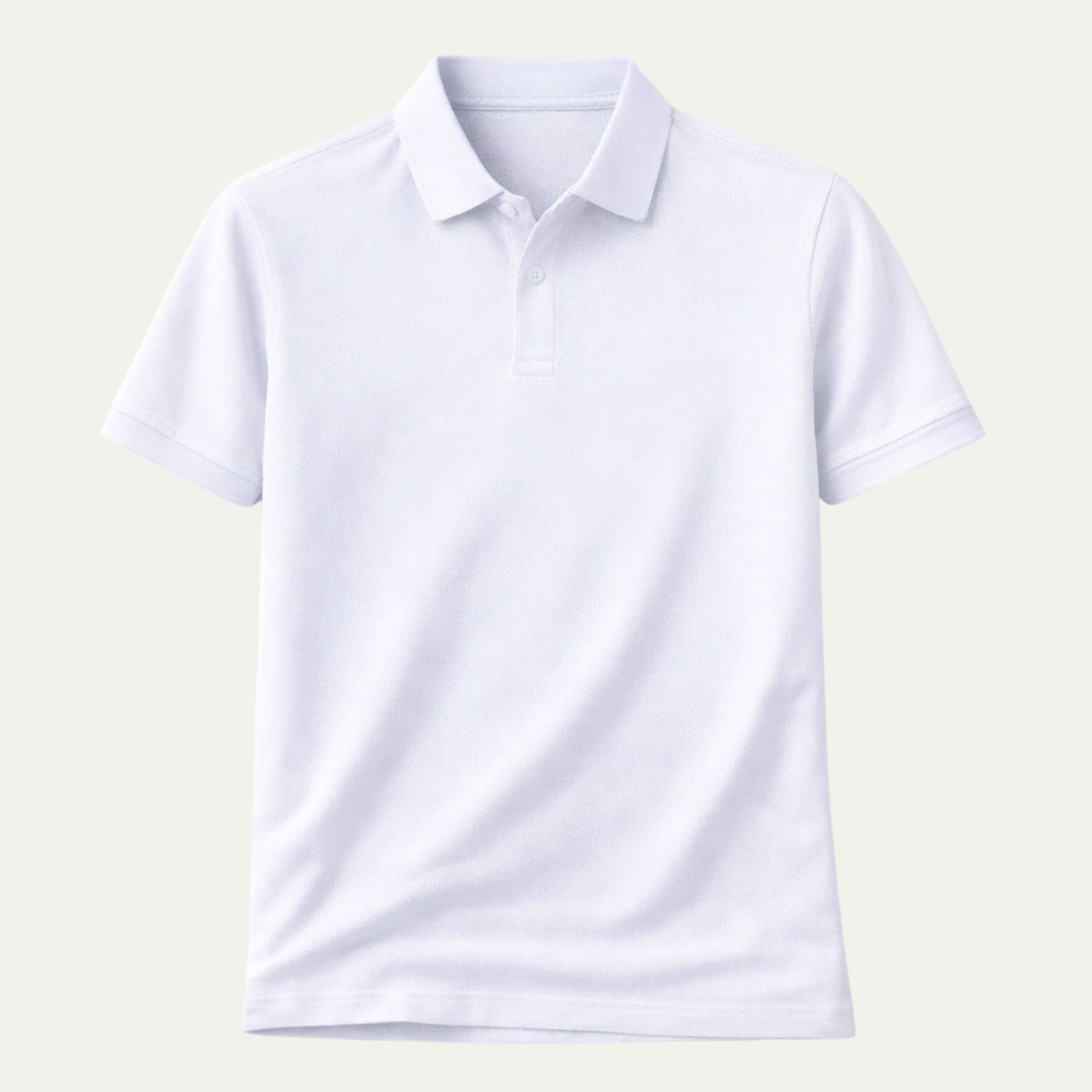 Jasper | Men's Fitted Polo Shirt White