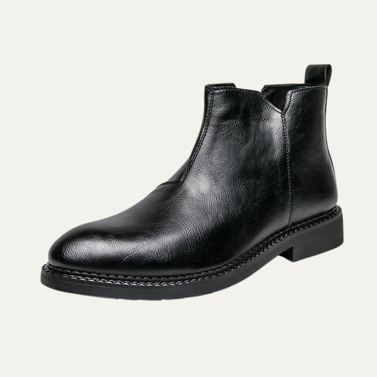 Kai | Men's Leather Chelsea Boot Black
