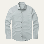 Dama Washington Jude men's fitted dress shirt white long sleeve - view 7