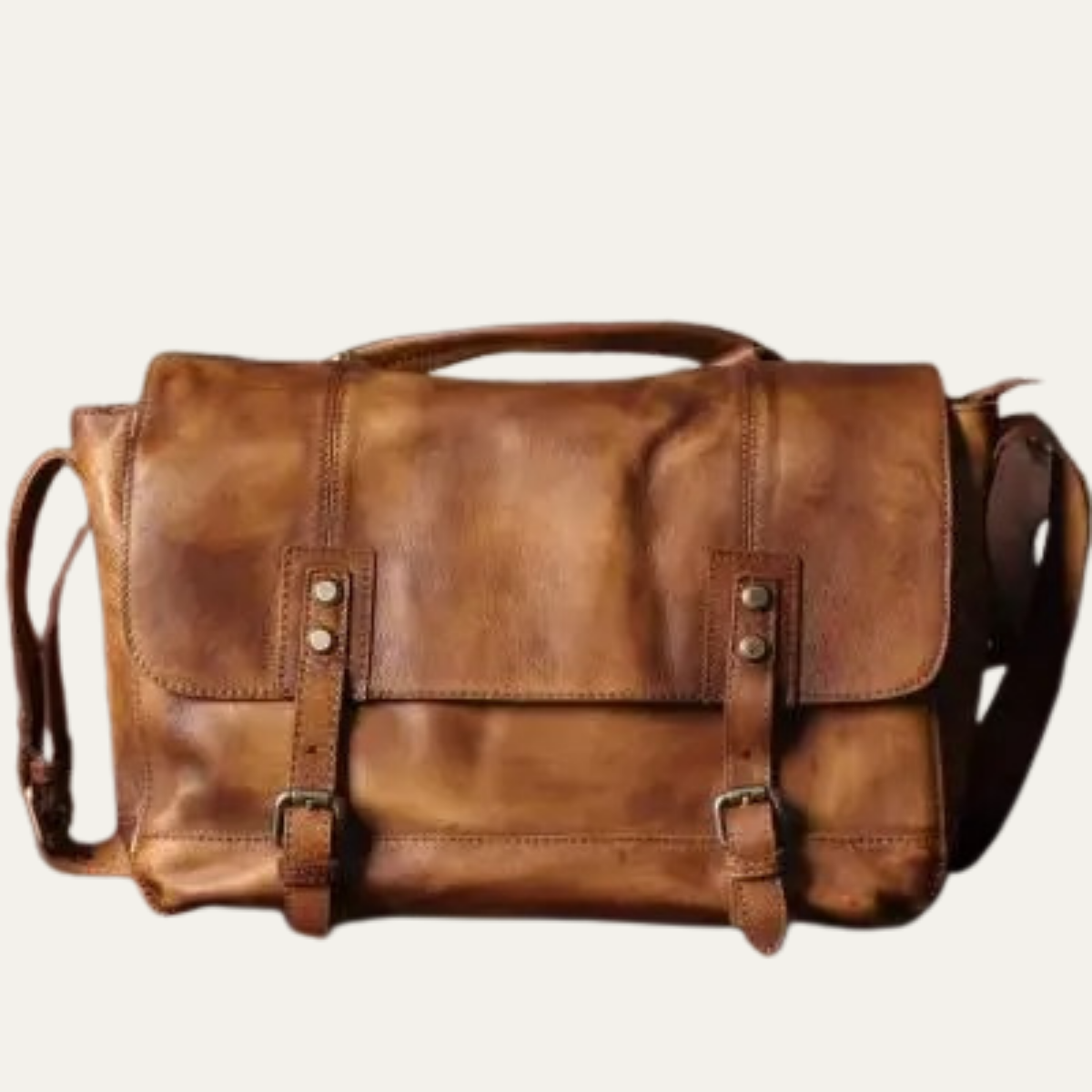 Cahors Men's Vintage Leather Crossbody Bag