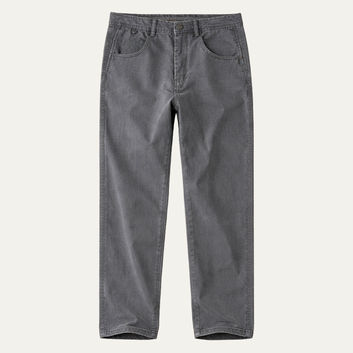 Callum | Men's Relaxed Straight Leg Jeans Charcoal