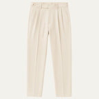 Dama Washington Bram men's pleated dress pants brown tapered ankle - view 7