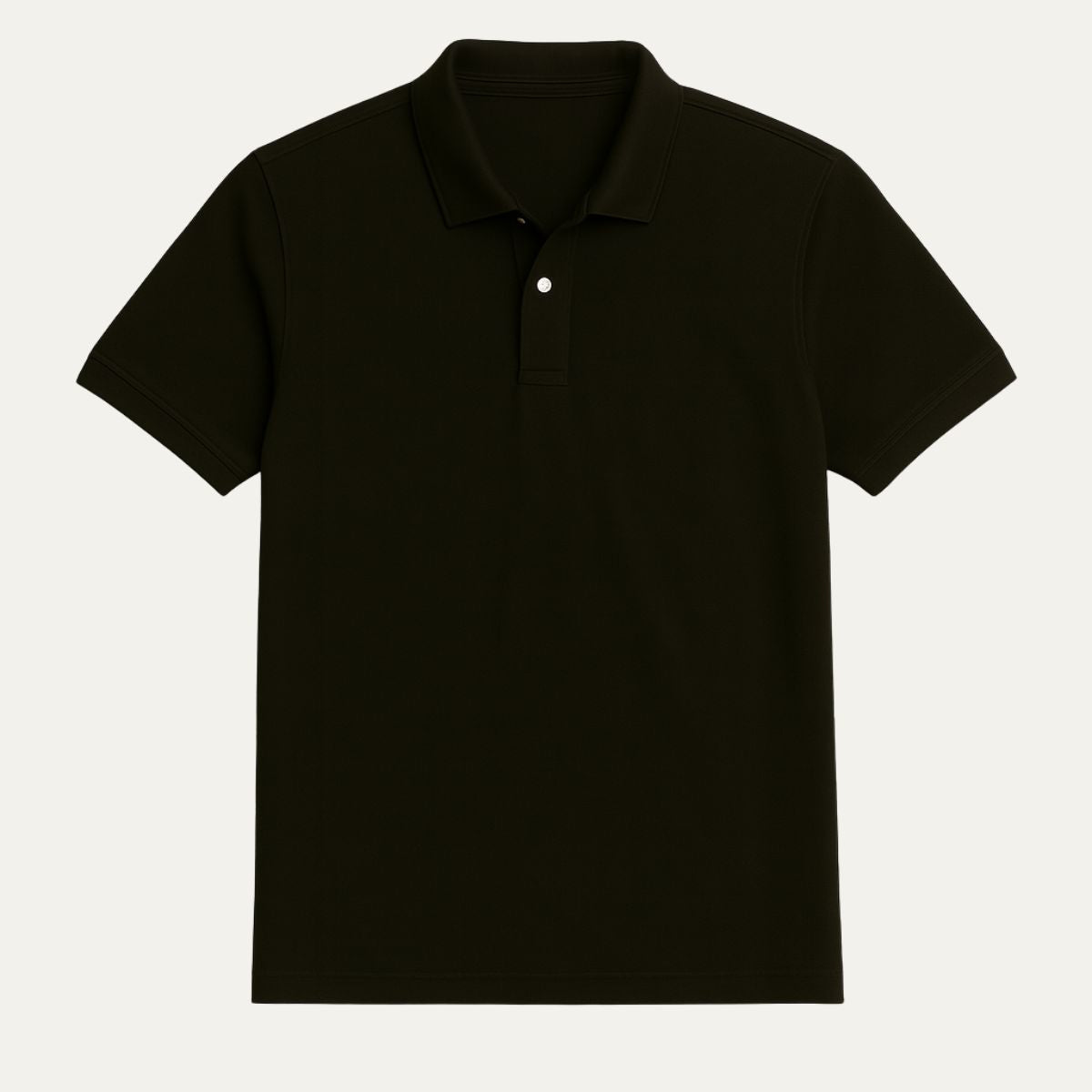 Axel | Men's Polo Shirt Cream Short Sleeve