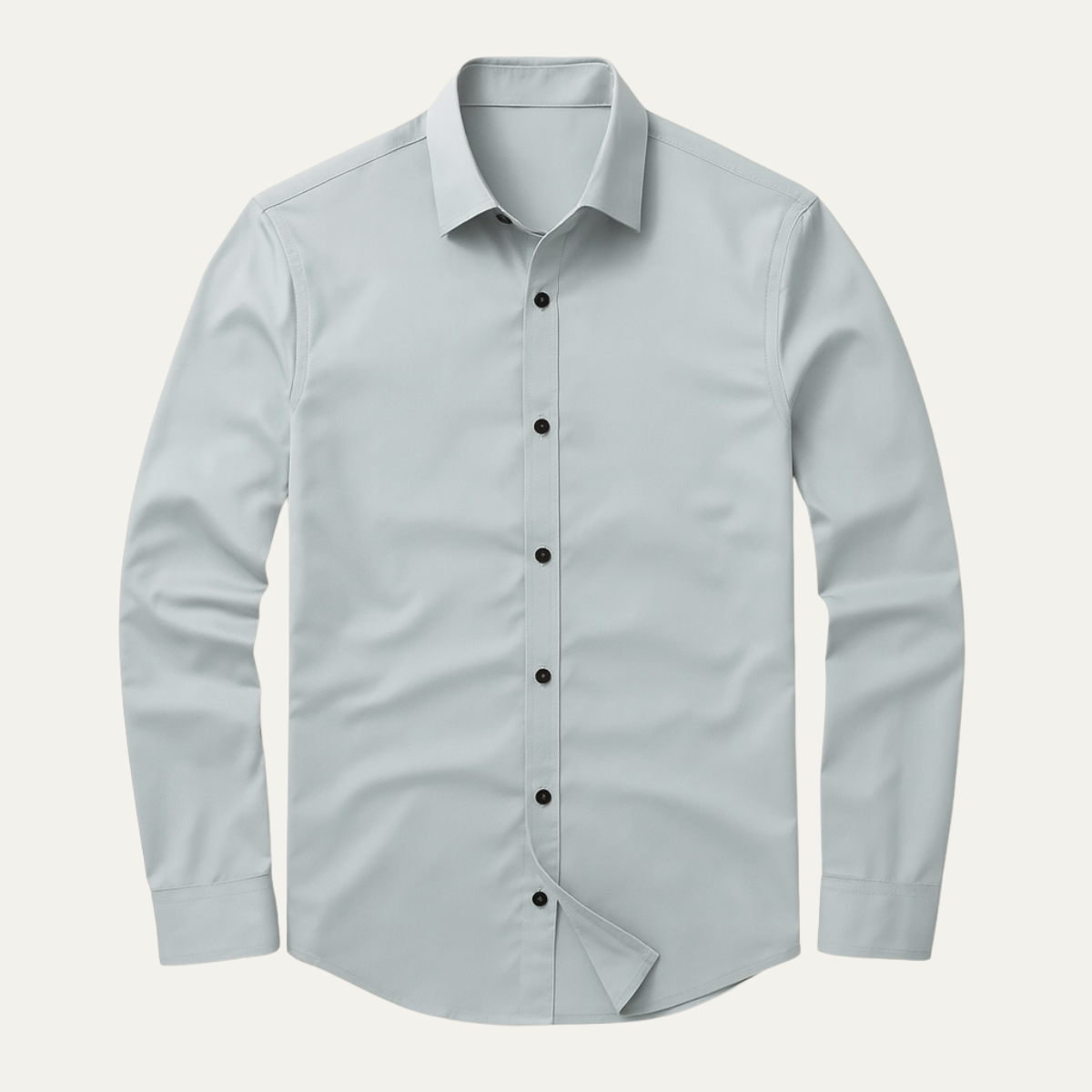 Axel | Men's Fitted Dress Shirt White Long Sleeve