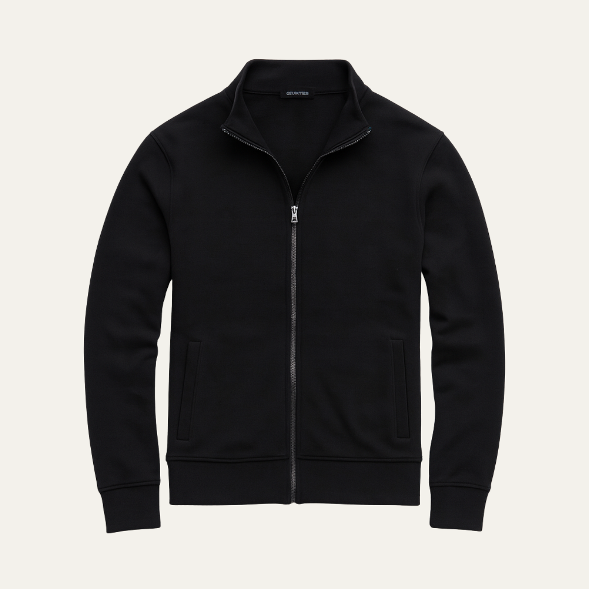 Jude | Men's Zip Up Hoodie Black