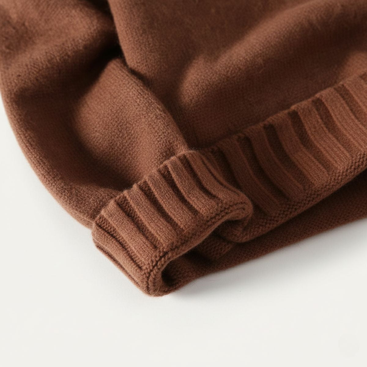 Bram | Men's Crew Neck Sweater Brown
