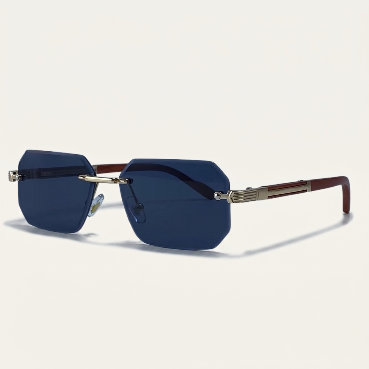 Montclair Men's Vintage Rimless Sunglasses