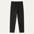 Dama Washington Callum men's relaxed linen pants black drawstring - view 7