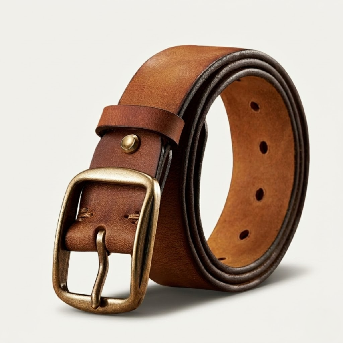 Margate | Men's Thick Cowhide Leather Belt