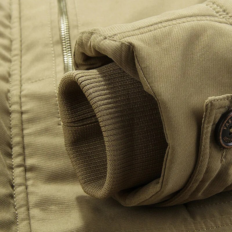 Hudson | Men's Puffer Jacket Navy Sherpa Lined Hood