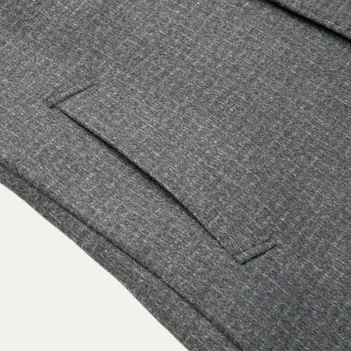 Otto | Men's Wool Overcoat Gray Button Front