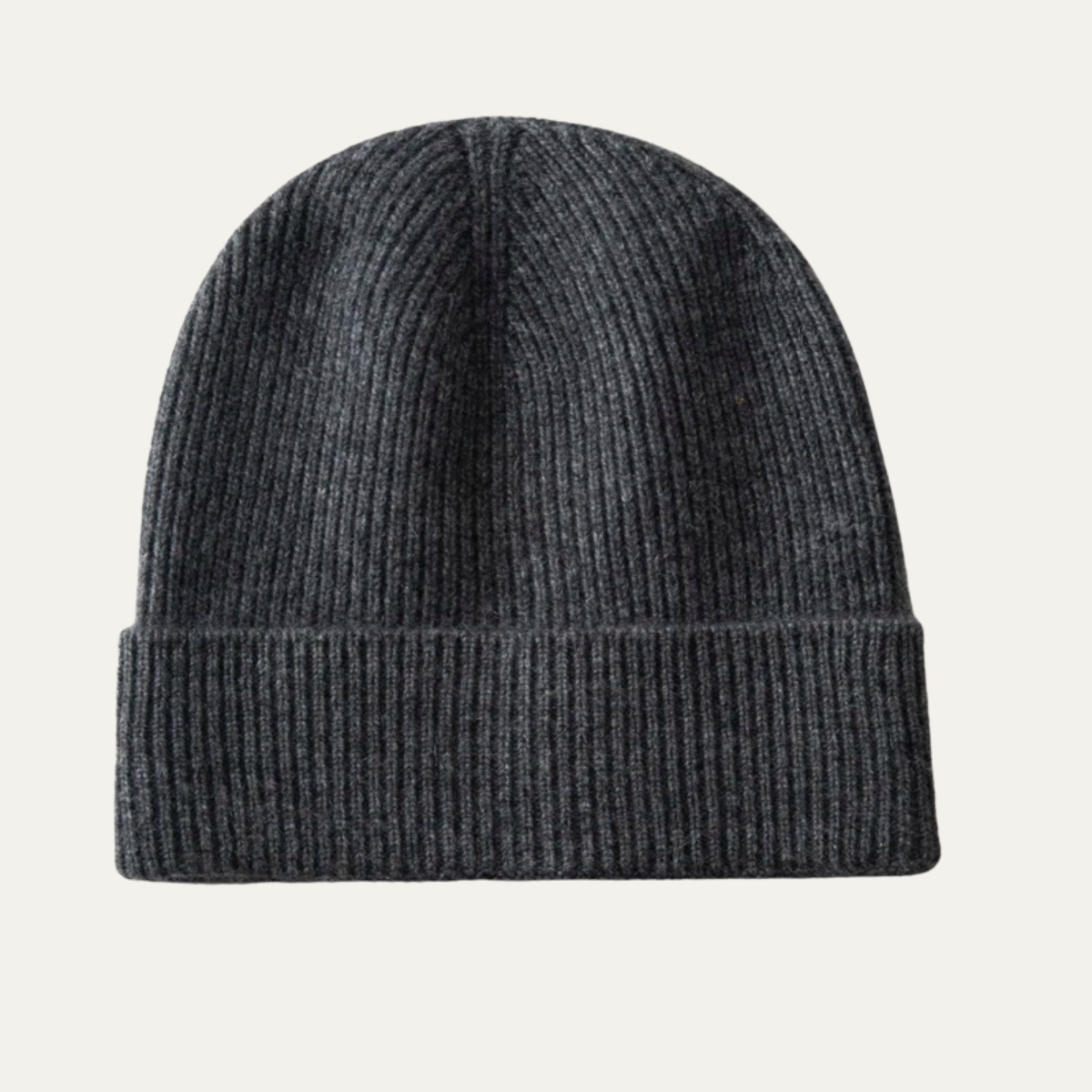 Bram | Men's Ribbed Knit Beanie Black