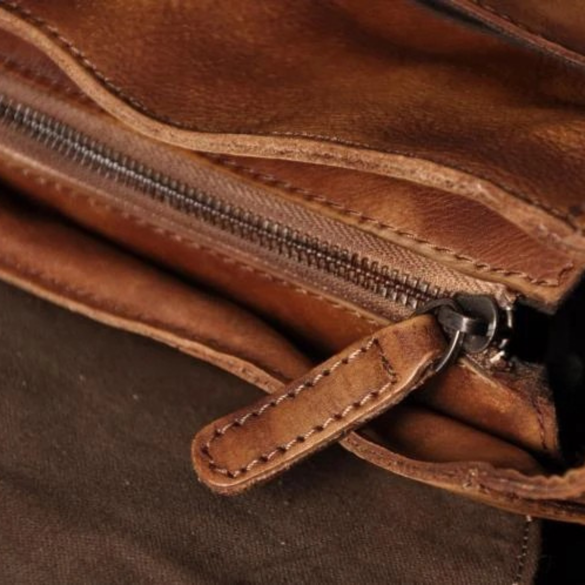Dama Washington Cahors vintage leather crossbody bag - view 21