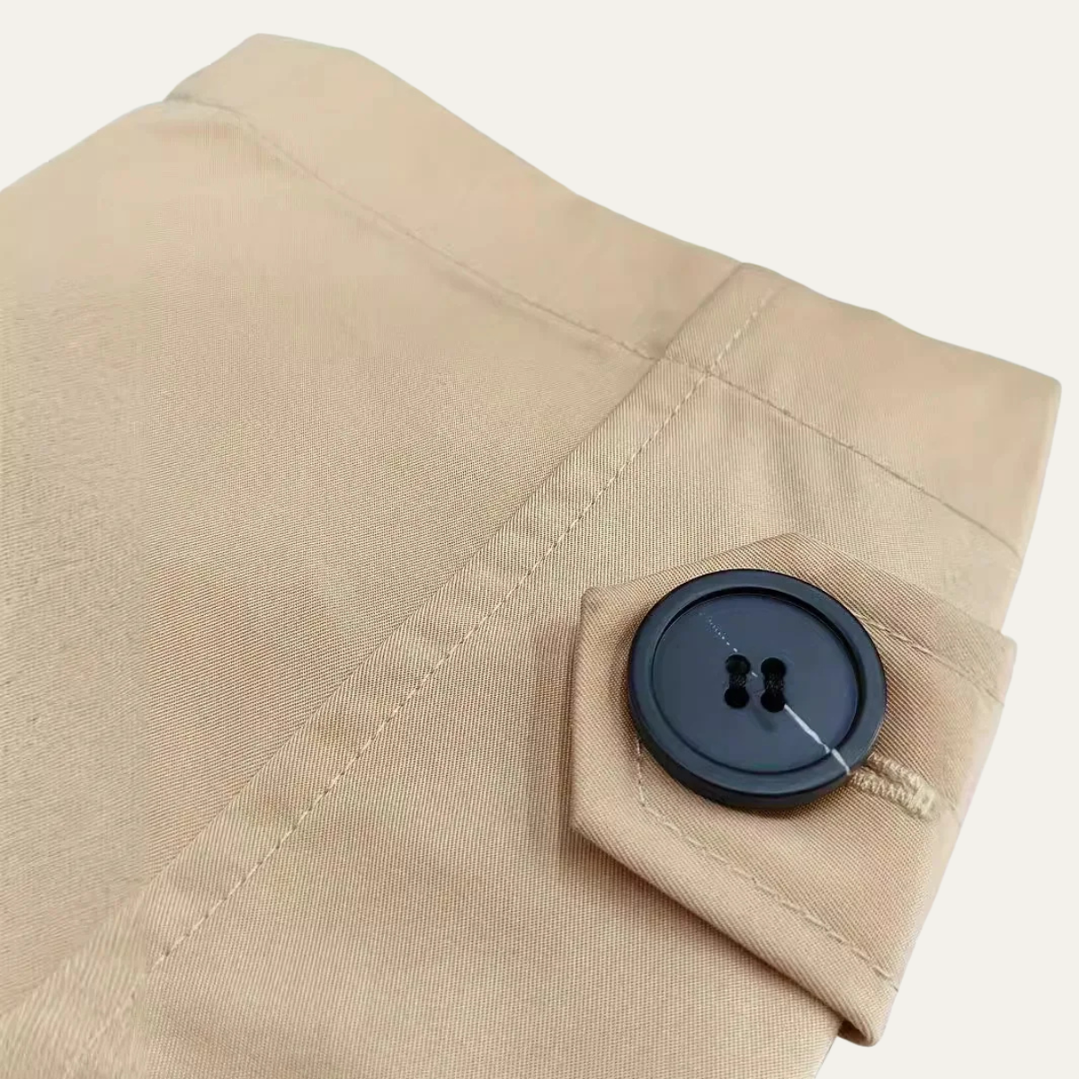 Hale | Men's Double Breasted Trench Coat Beige