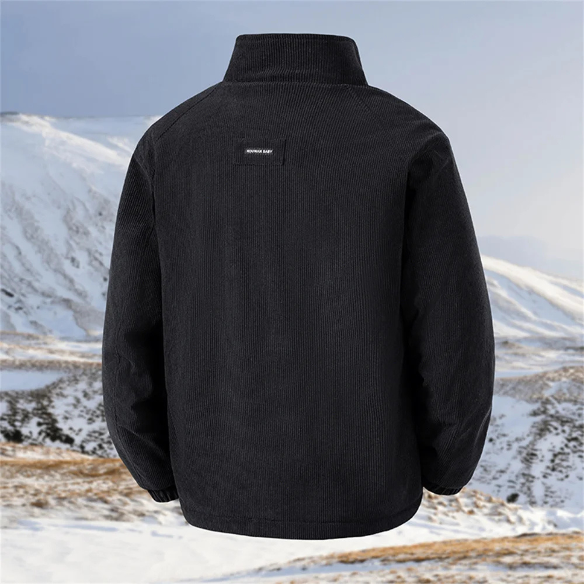 Jasper | Men's Corduroy Fleece Jacket Olive Sherpa Lined