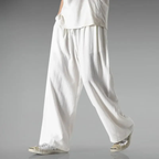Dama Washington Rowan men's relaxed fit linen pants navy - view 5