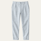 Dama Washington Rowan men's linen pants cream relaxed fit ankle length - view 7