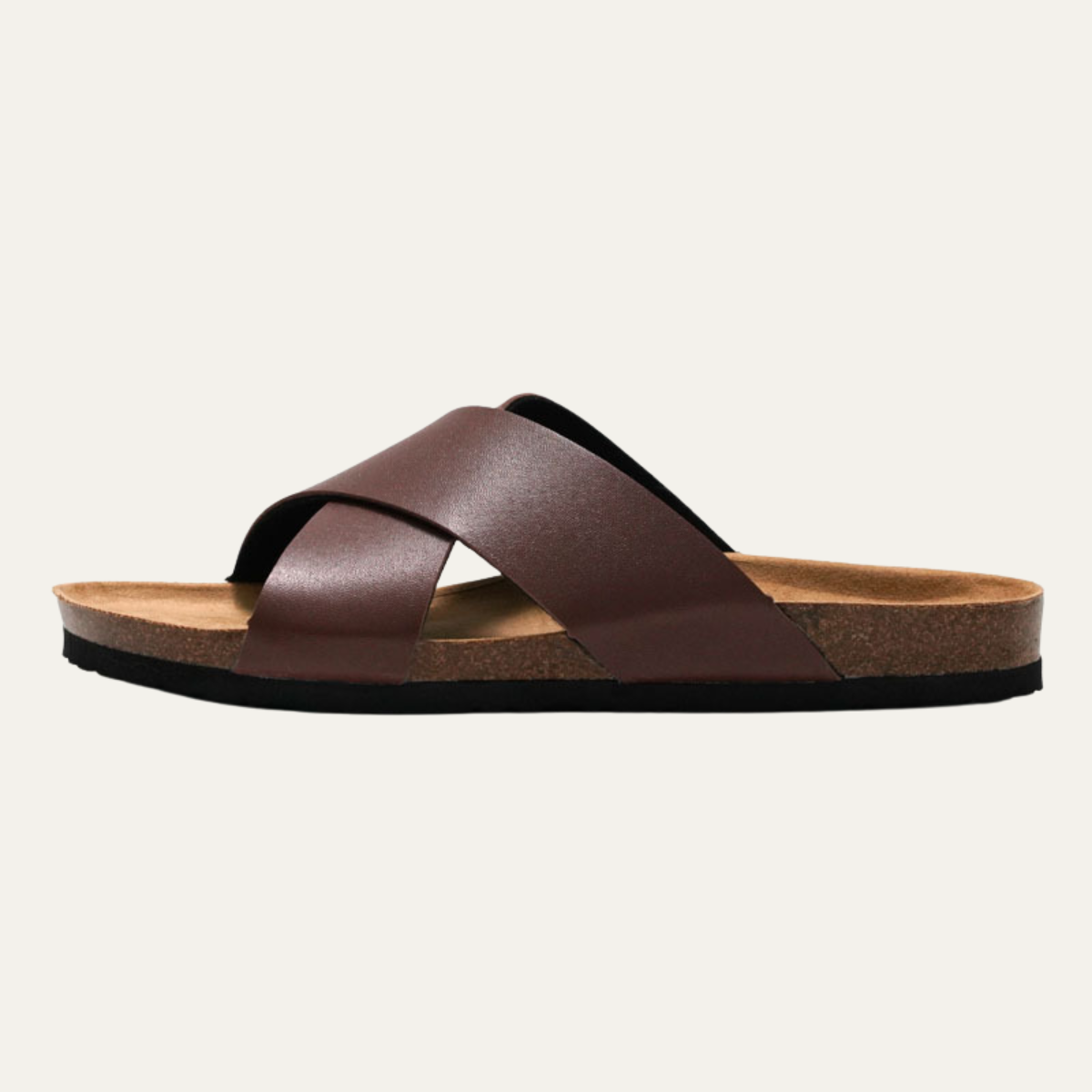 Lucca | Men's Classic Leather Slide Sandals