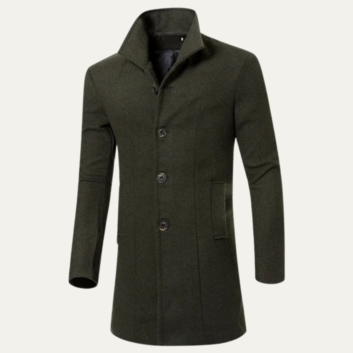 Blake | Men's Smart Casual Wool Blend Overcoat Gray