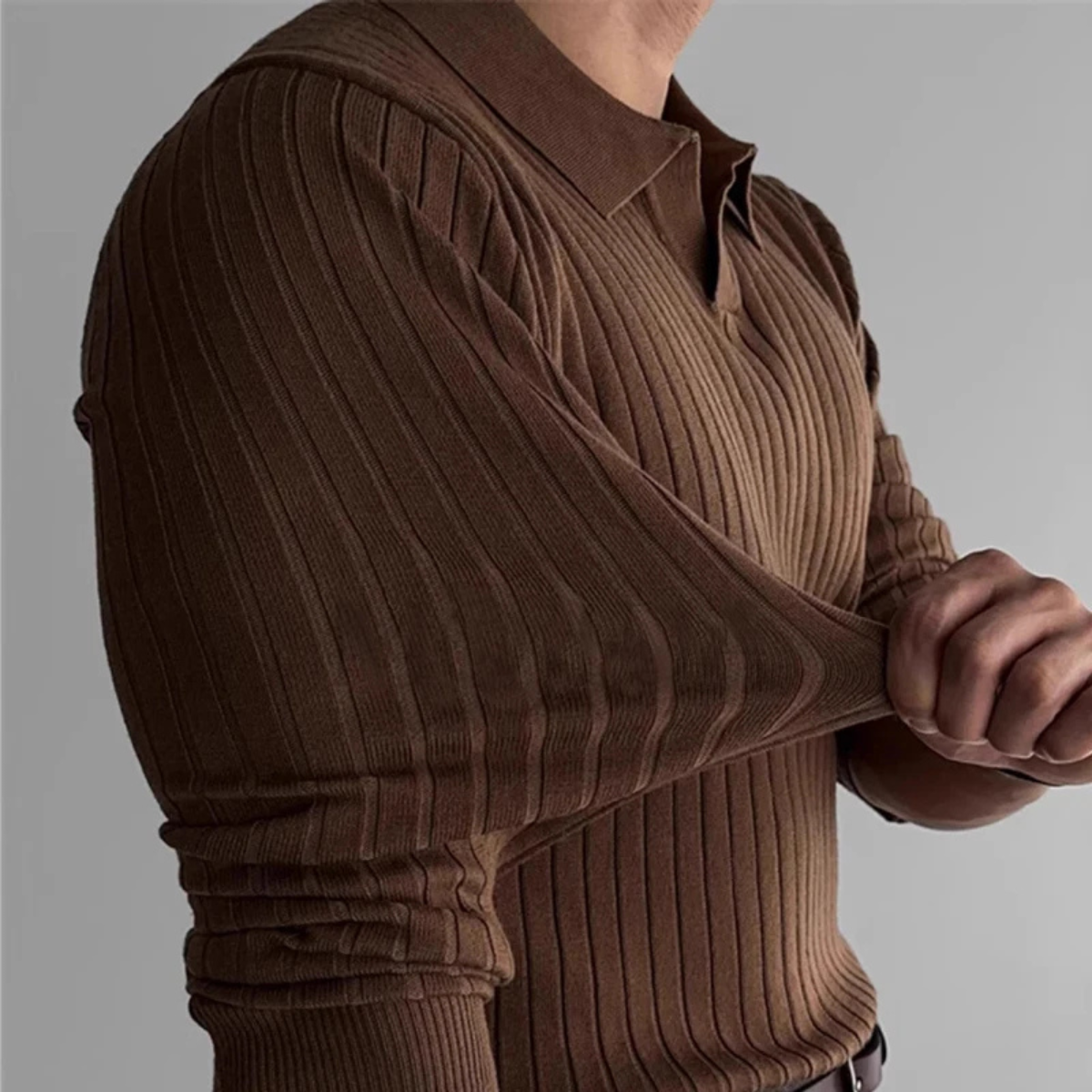 Nash | Men's Smart Casual Pinstripe Button Up Shirt Cream