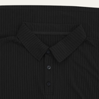 Dama Washington Soren men's ribbed polo shirt black long sleeve - view 12