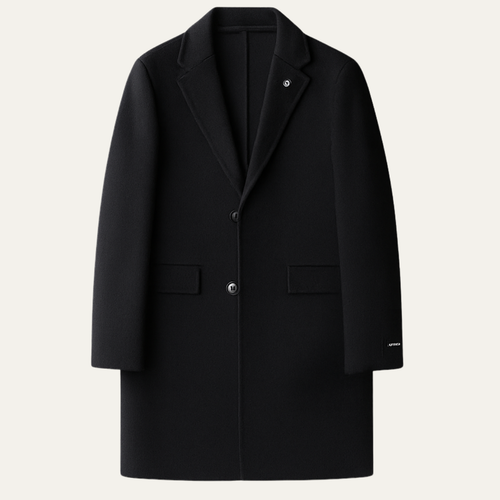 Dama Washington Axel men's smart casual overcoat black - front view
