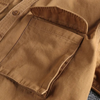 Dama Washington Axel men's utility canvas shirt jacket tan - view 8