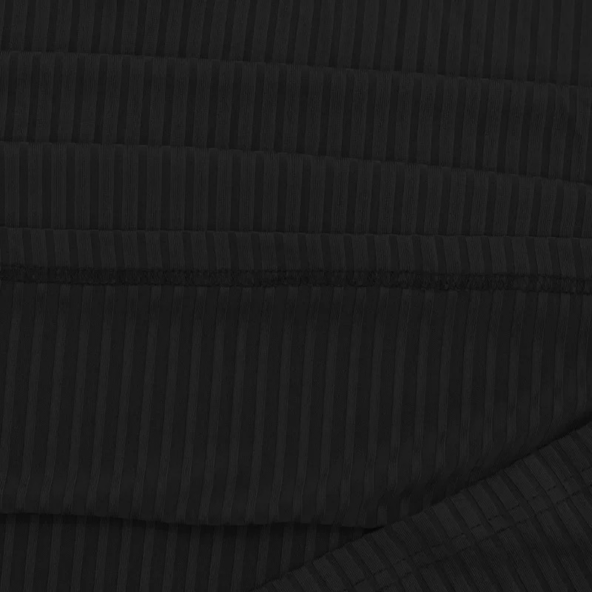 Soren | Men's Ribbed Polo Shirt Black Long Sleeve