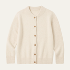 Dama Washington Ashby men's cream button cardigan sweater long sleeve knit - view 6