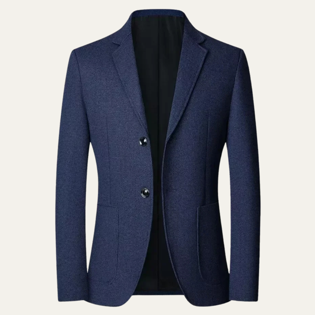 Voss | Men's Smart Casual Blazer Taupe Single Breasted