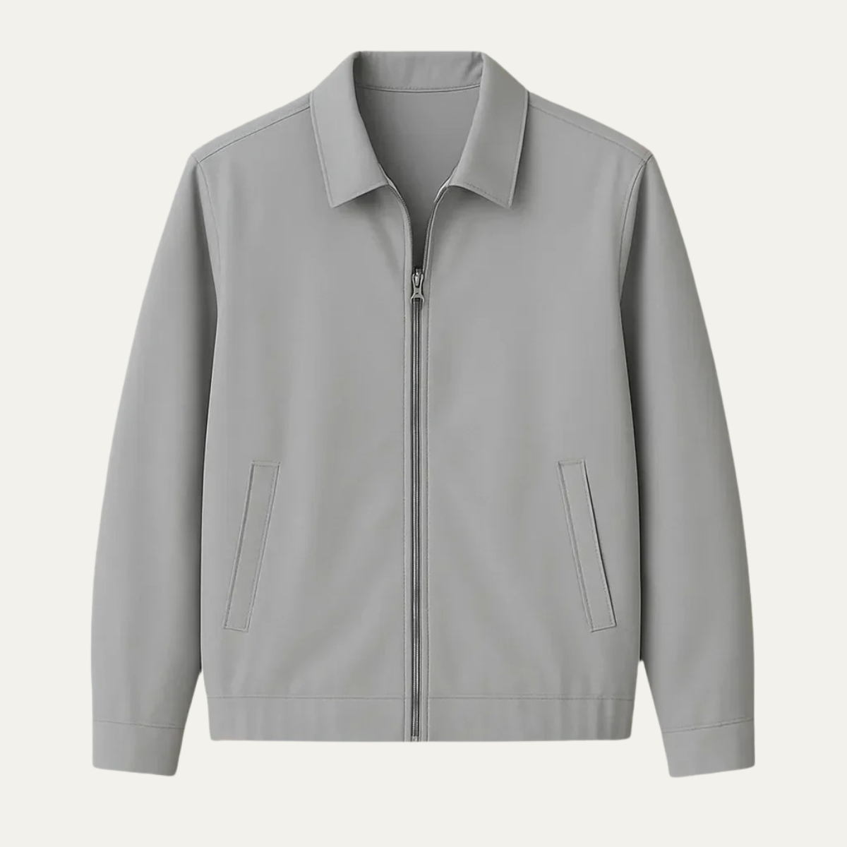 Axel | Men's Lightweight Casual Bomber Jacket Gray