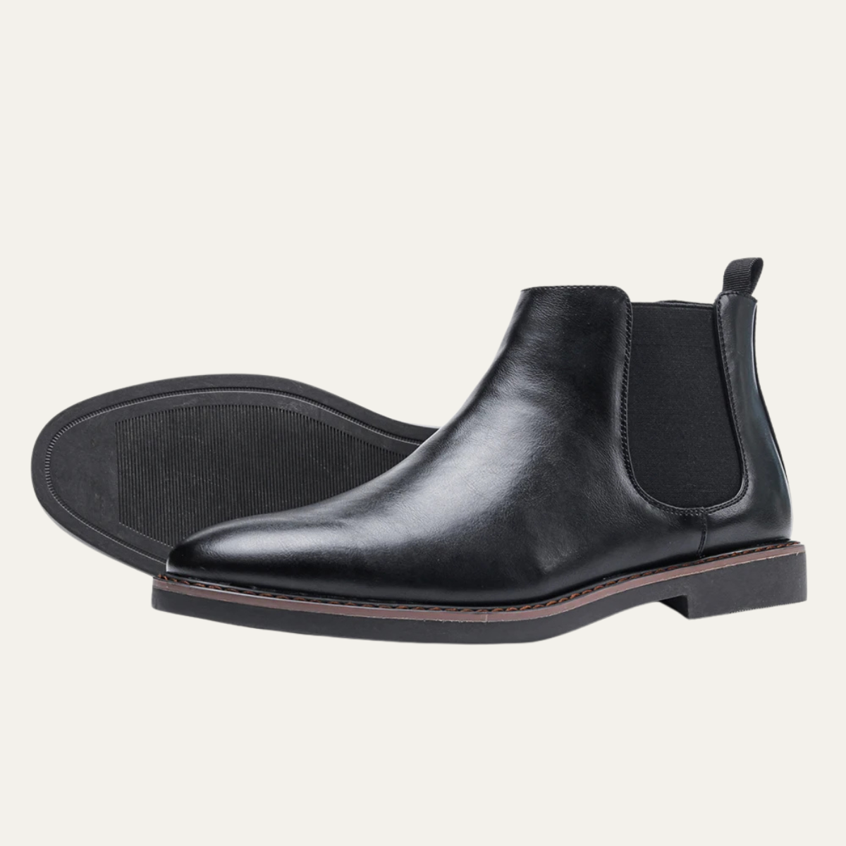 Axel | Men's Leather Chelsea Boots Black