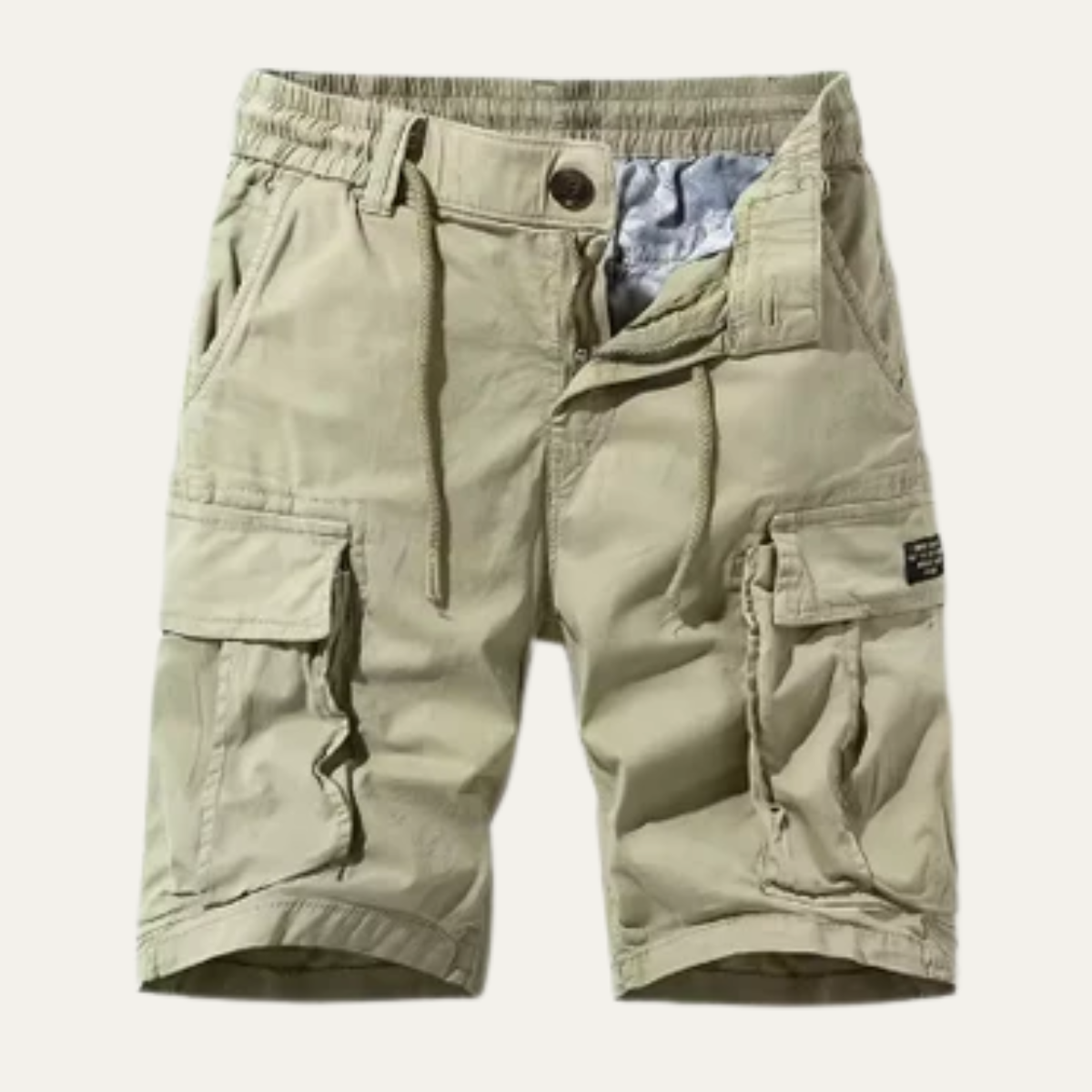 Callum | Men's Cargo Shorts Khaki Multiple Pockets