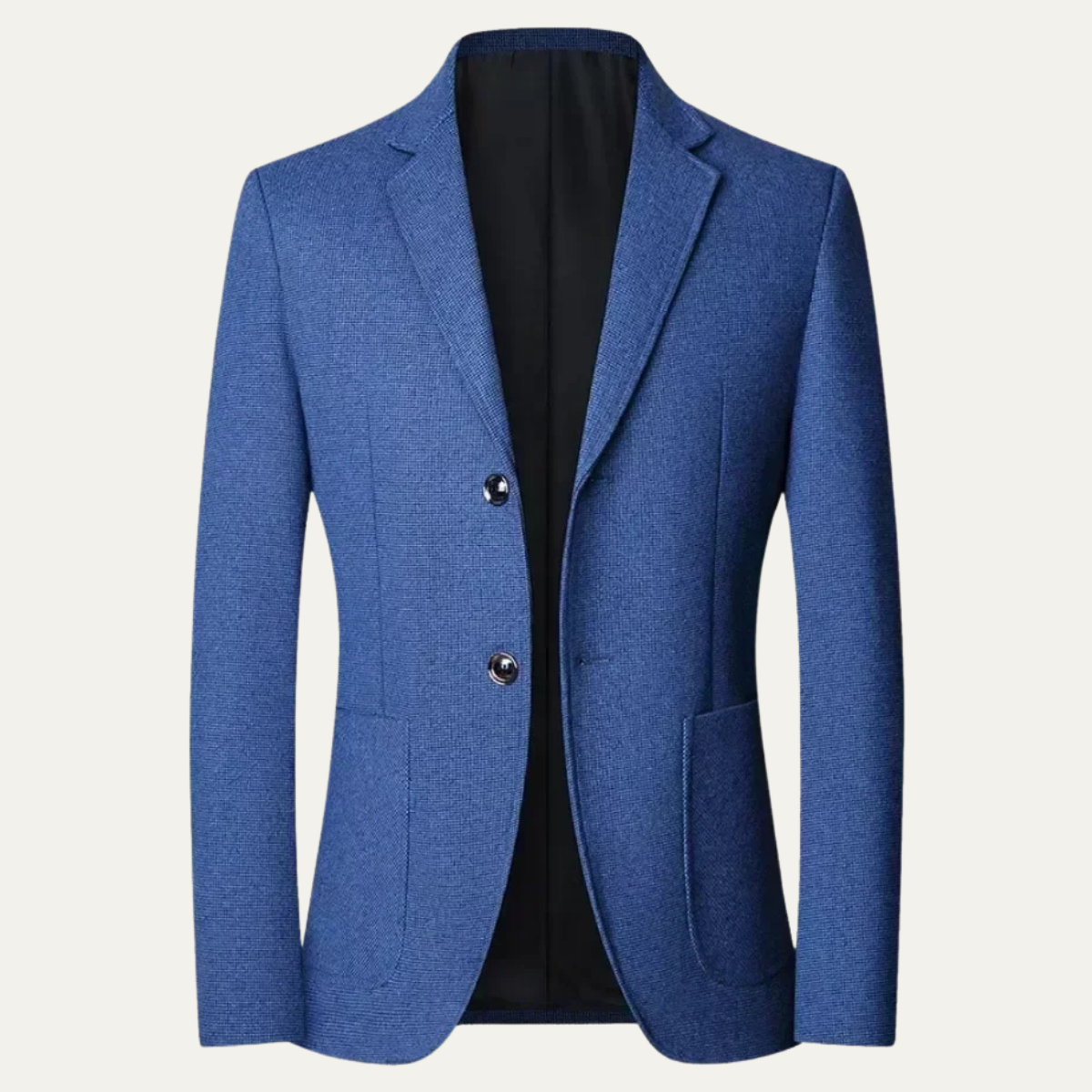 Voss | Men's Smart Casual Blazer Taupe Single Breasted