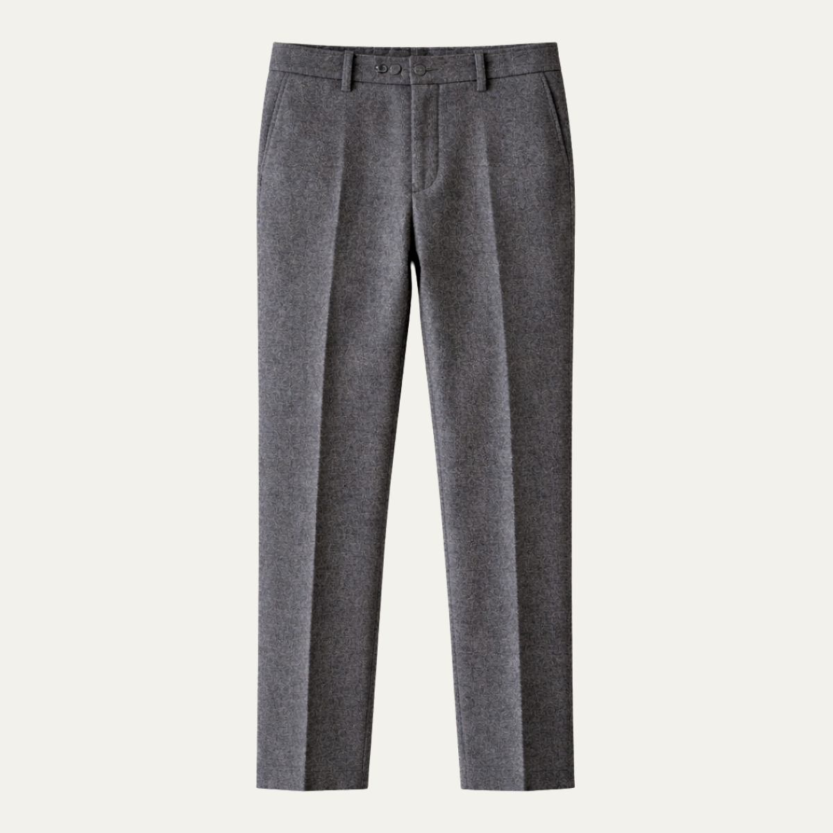 Luca | Men's Tailored Dress Pants Charcoal Gray Slim Fit