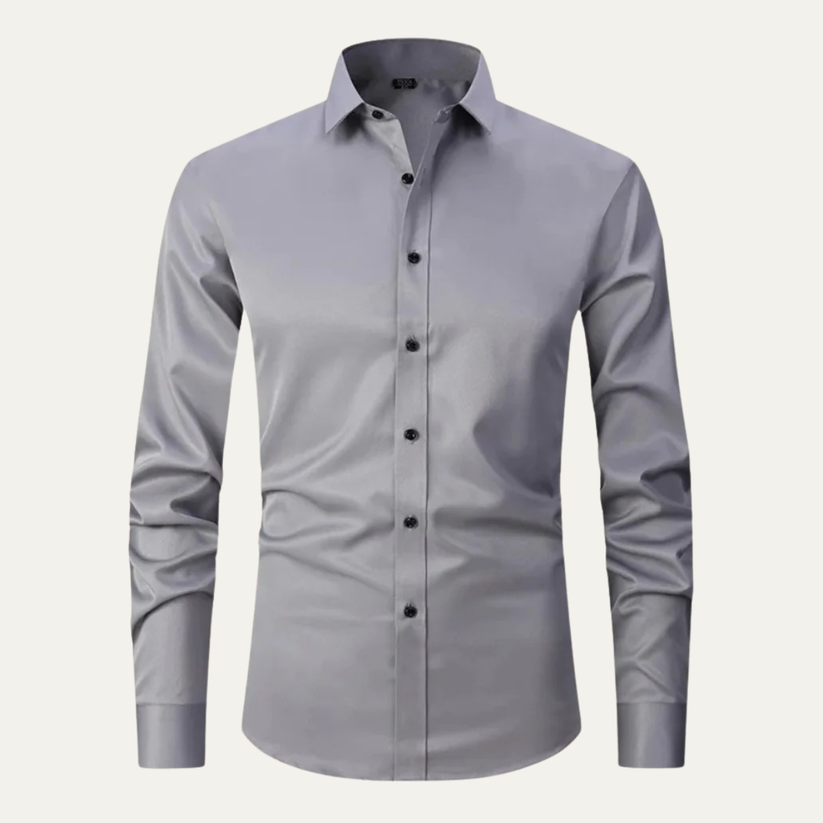 Bram | Men's Navy Button Up Dress Shirt Long Sleeve