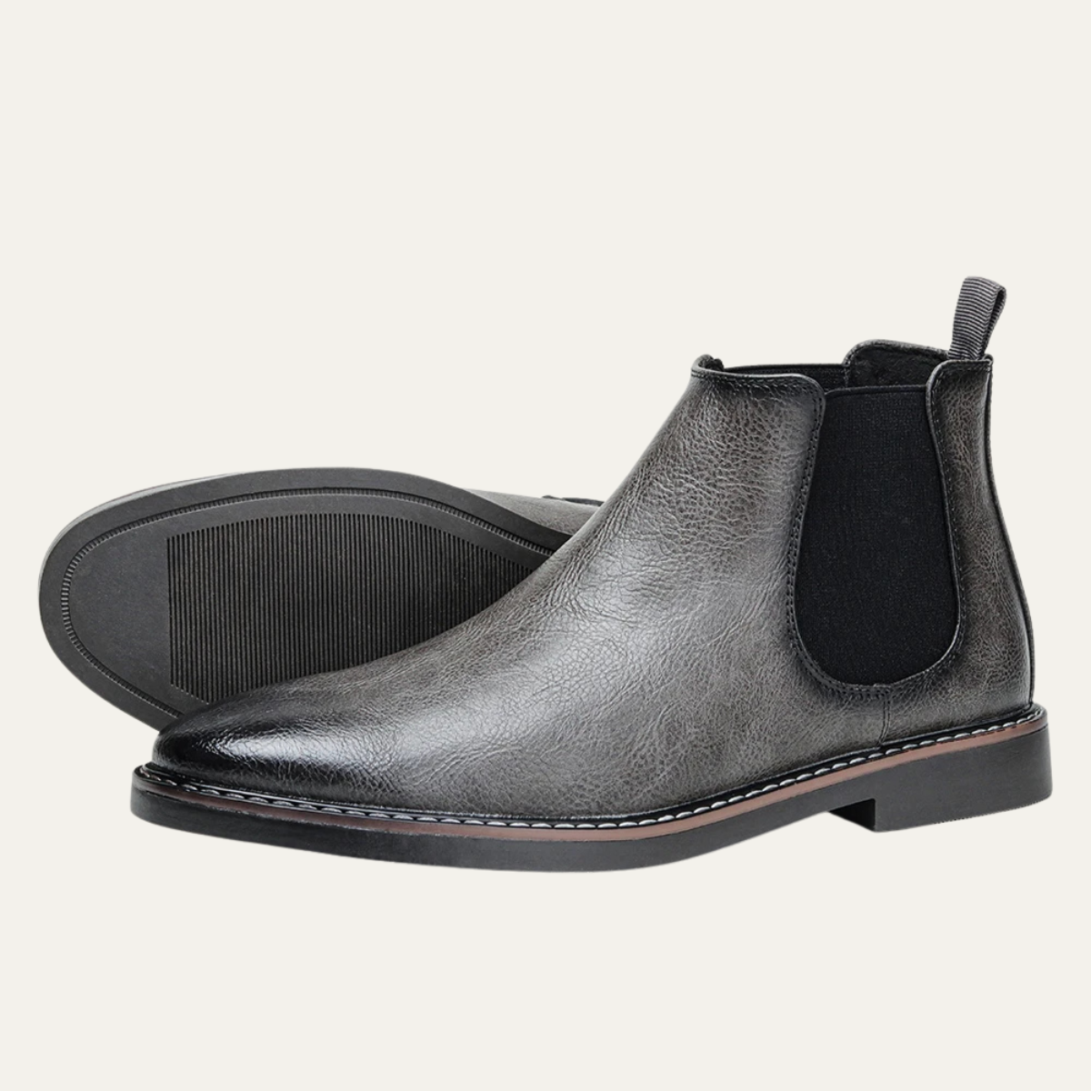Axel | Men's Leather Chelsea Boots Black