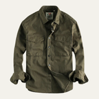 Dama Washington Axel men's utility canvas shirt jacket tan - view 2