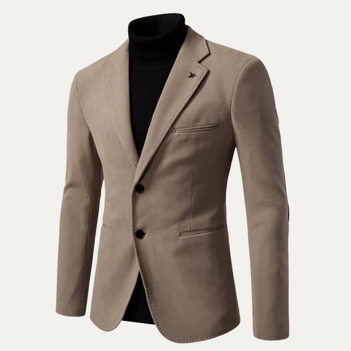 Dama Washington Axel men's smart casual tailored blazer beige - front view