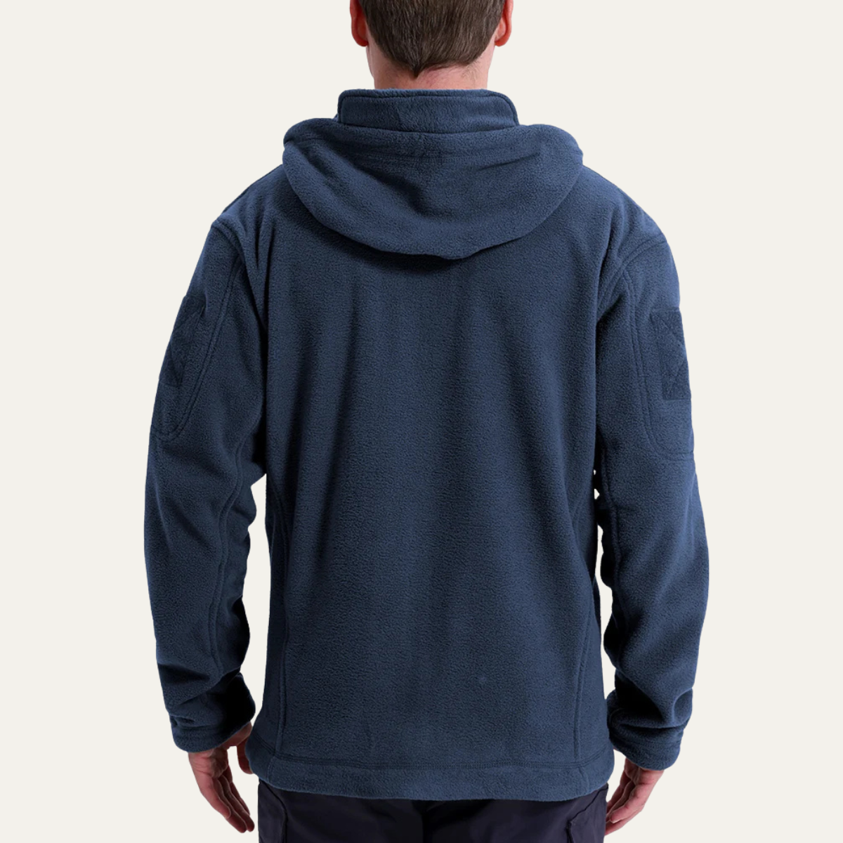 Vance | Men's Fleece Jacket Navy Hooded Tactical