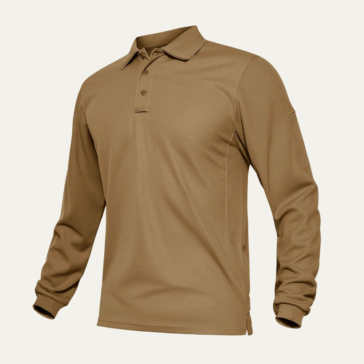 Axel | Men's Long Sleeve Polo Shirt Green