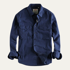 Dama Washington Axel men's utility canvas shirt jacket tan - view 3