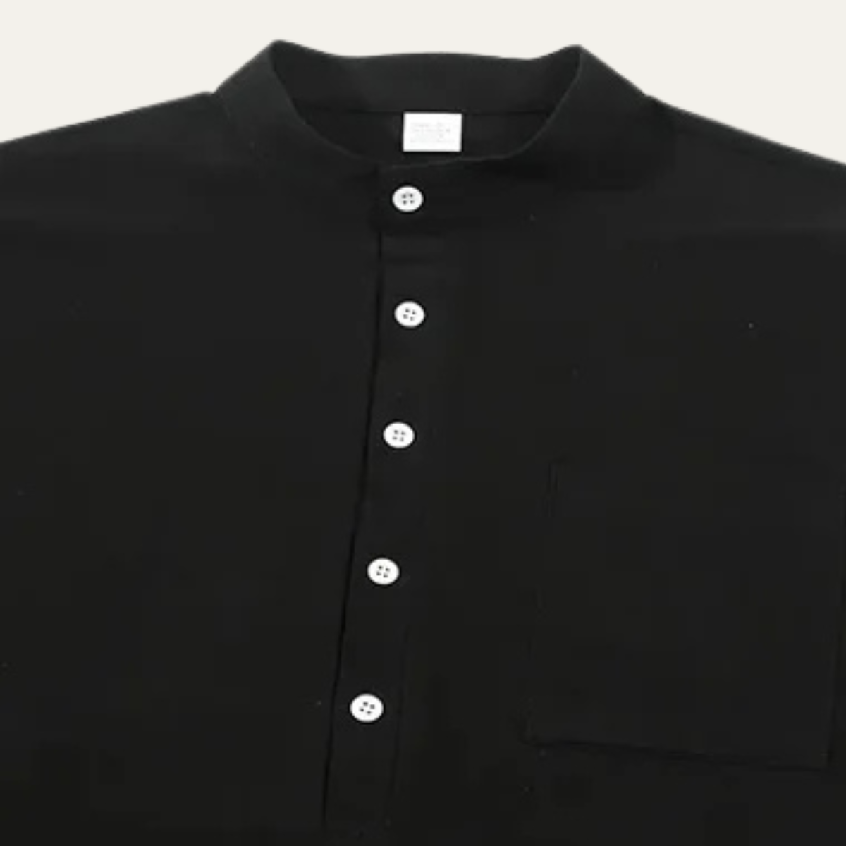 Kai | Men's Linen Lounge Set Black Short Sleeve