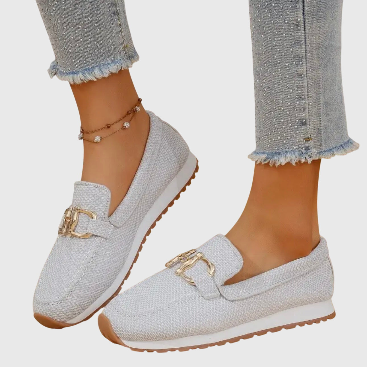 Rue | Women's Blue Mesh Loafer Comfort Slip On
