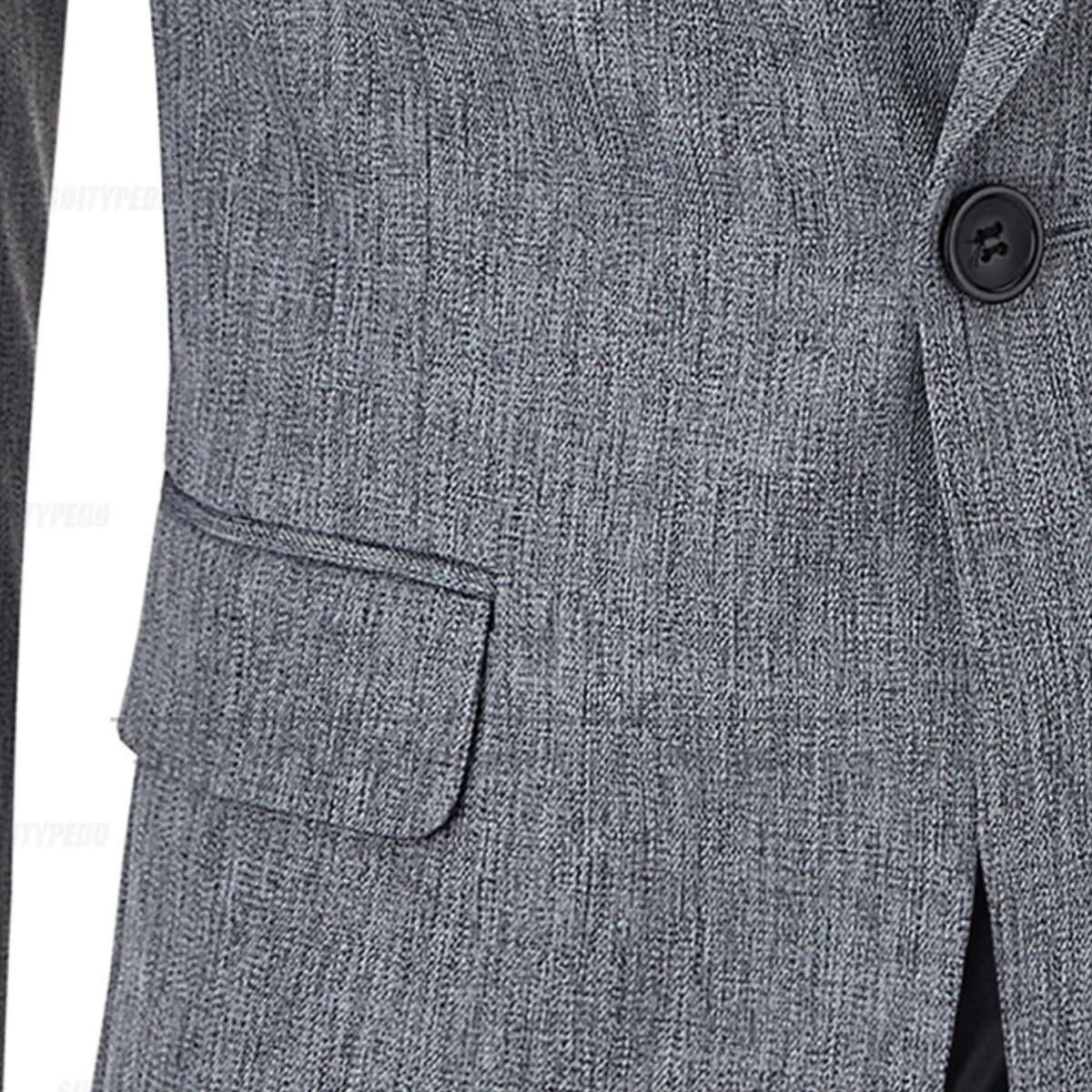 Blake | Men's Smart Casual Lightweight Linen Blazer Gray