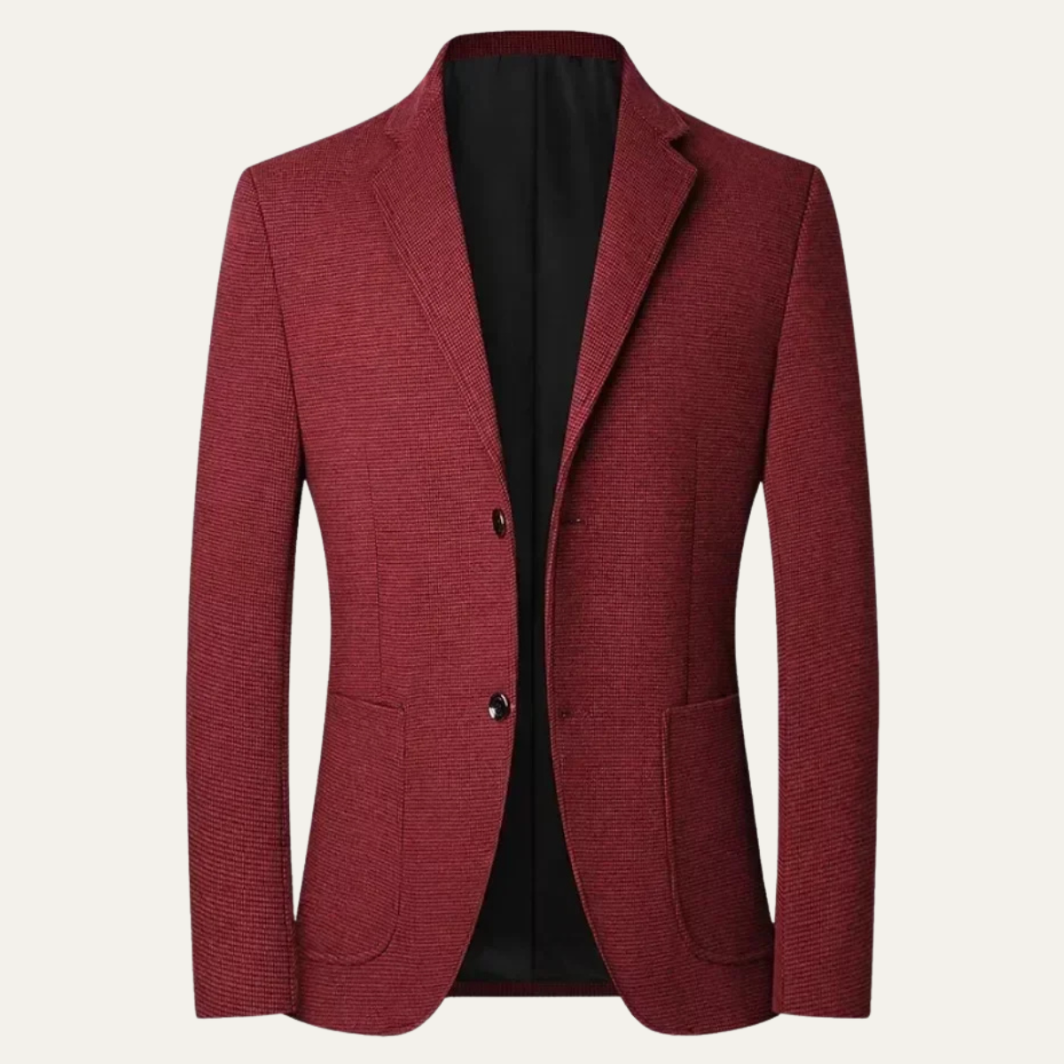 Voss | Men's Smart Casual Blazer Taupe Single Breasted