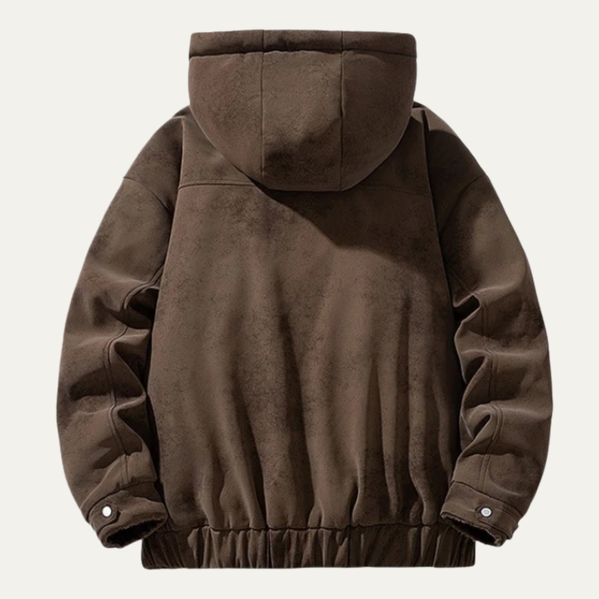 Bram | Men's Sherpa Lined Puffer Jacket Brown