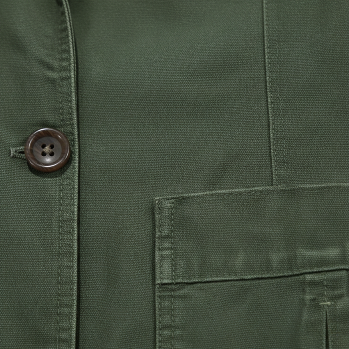 Sage | Men's Casual Cotton Blazer Olive Green Lined