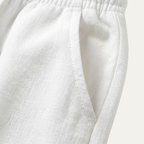 Dama Washington Axel men's linen joggers white lightweight summer pants - view 16