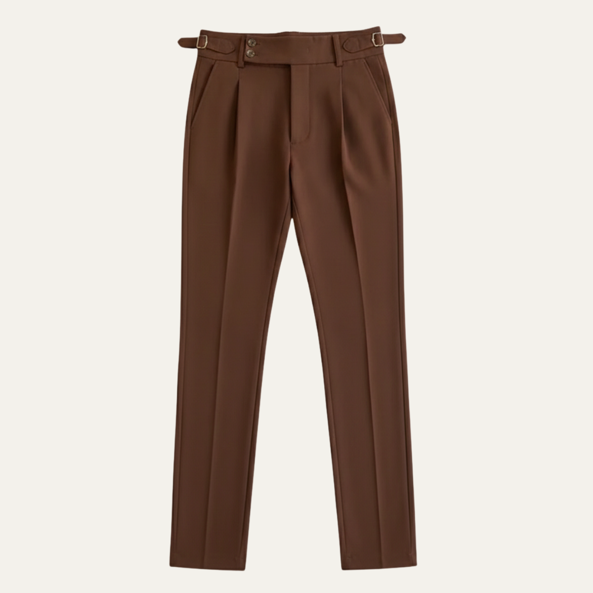 Kaden | Men's Pleated Dress Pants Khaki